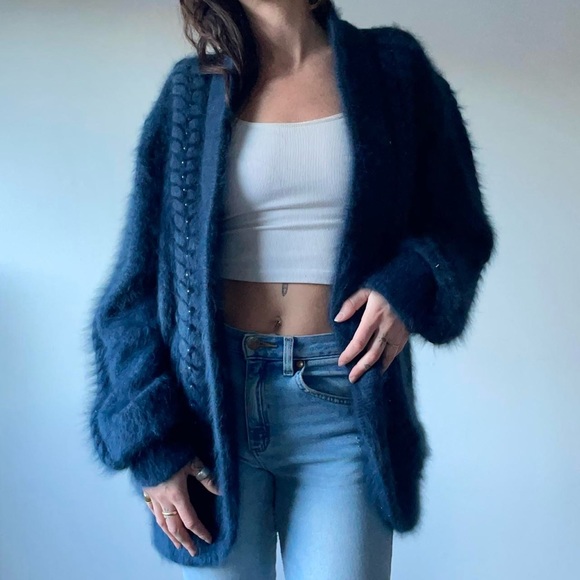 Vintage angora jacket - Picture 3 of 8